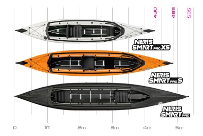 Neris Smart PRO Series hybrid folding kayaks
